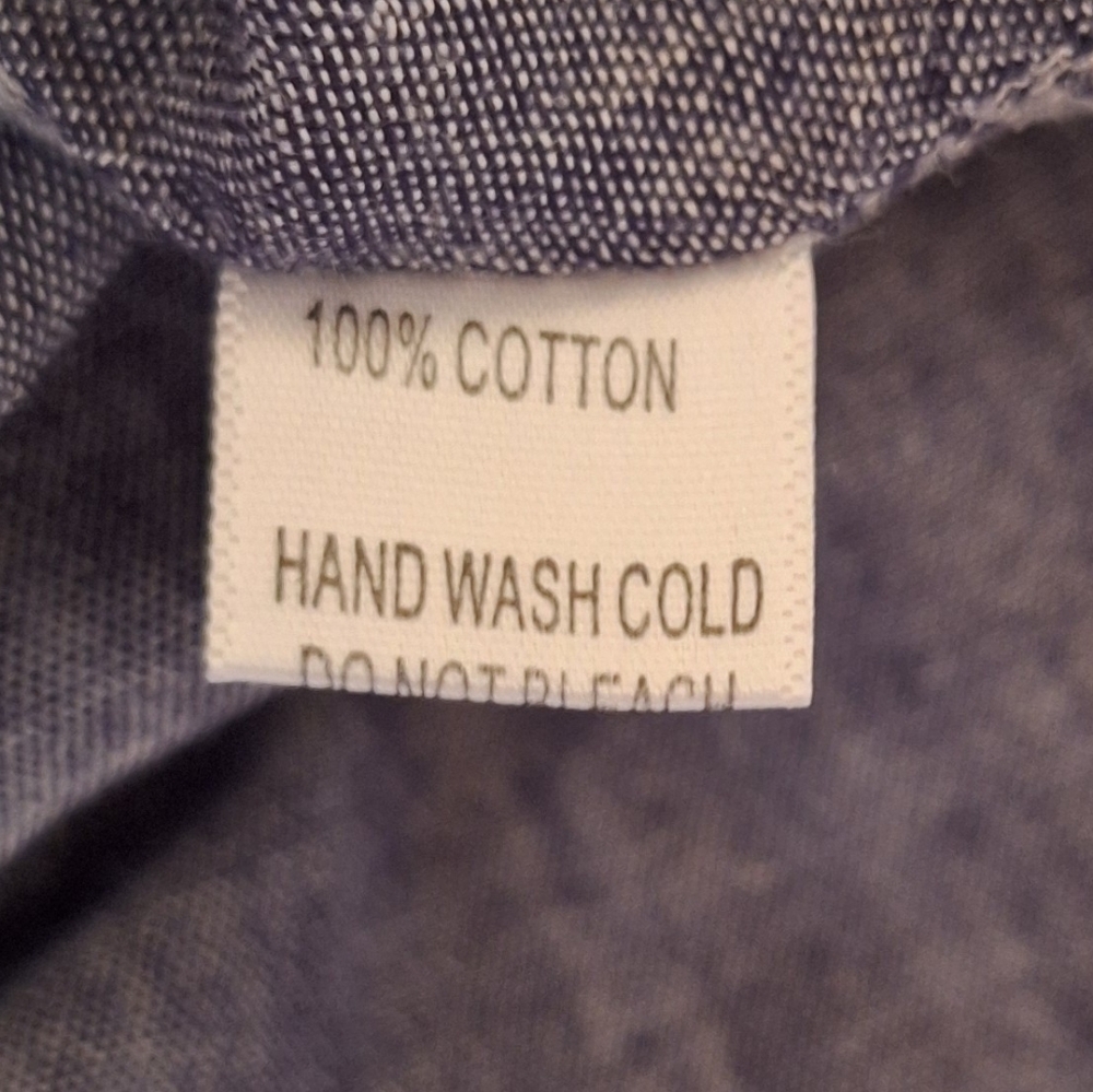 Wonderland By Orange Striped Cotton Blouse Top Small *S - Picture 6 of 6
